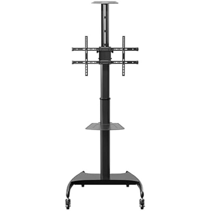 Support de Sol - AISENS - FT70TE-169 - Écologique - Roulettes - Manivelle - Noir