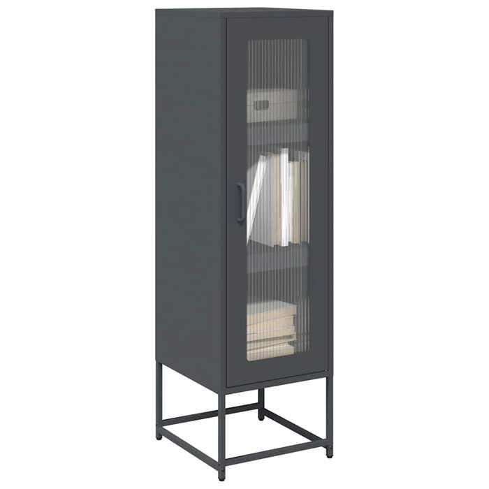 VidaXL Buffet haut anthracite 36x39x123 cm acier laminé à froid, buffet, placard, armoire latérale, armoire, armoire de 853394