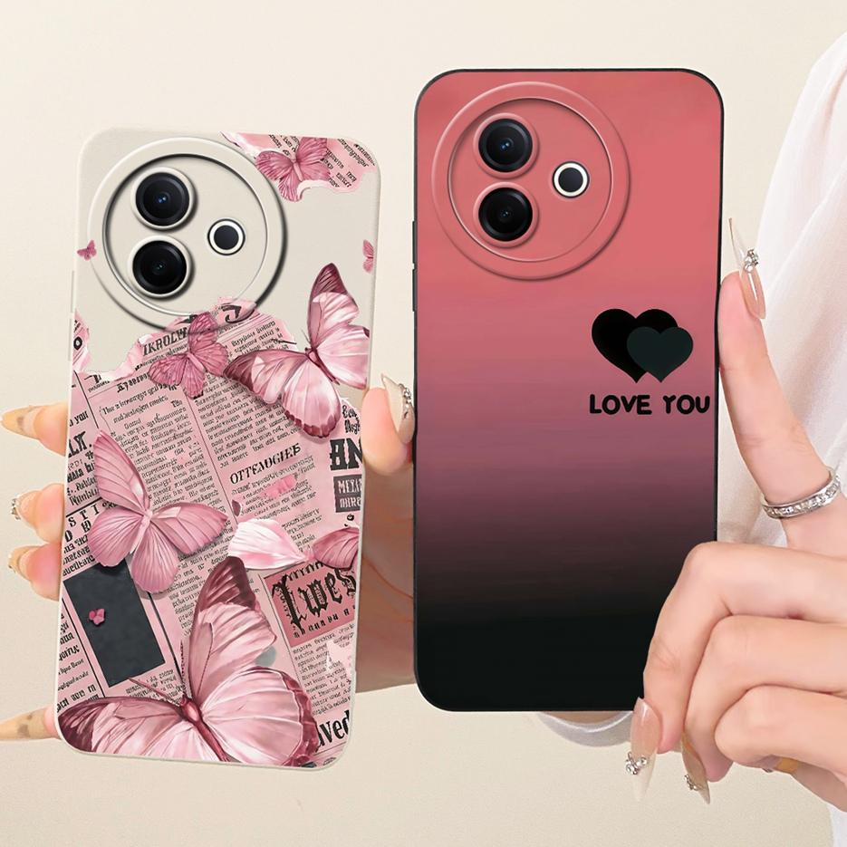 For Vivo Y39 5G Case V2436 Cool Owl Dragon Painted Cover Shockproof Phone Case For Vivo Y300i Y 300i V2444A VivoY39 5G Soft Bags