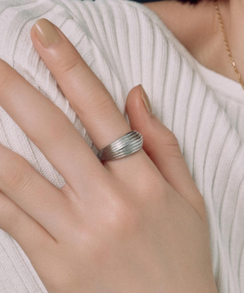 Novice Tokyo Stack Ring [Stainless] / Silver