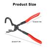 Universal Car Exhaust Rubber Pad Pliers Exhaust Pipe Gasket Removal Plier Exhaust Hanger Removal Puller Anti-Slip Handle Tools