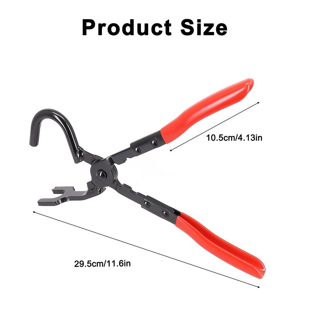 Universal Car Exhaust Rubber Pad Pliers Exhaust Pipe Gasket Removal Plier Exhaust Hanger Removal Puller Anti-Slip Handle Tools