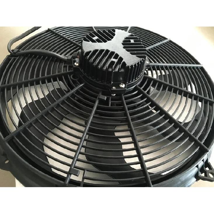 High Performance Universal Brushless Radiator Fan for Bus Air Conditioning System 16inch Condenser 24V Car Radiator Cooling Fan