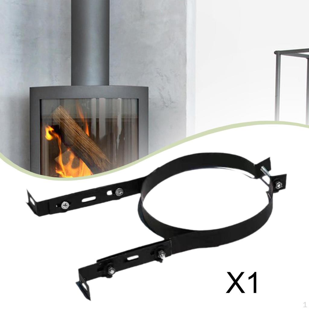 Chimney Pipe Bracket Holder Hanger Heat Resistant Fixing Hanging Stainless Steel