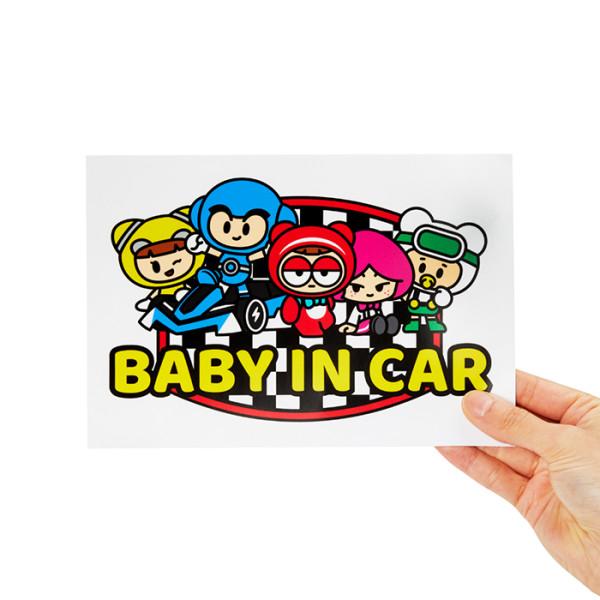 LINE FRIENDS Samolepka na auto s cartriderem