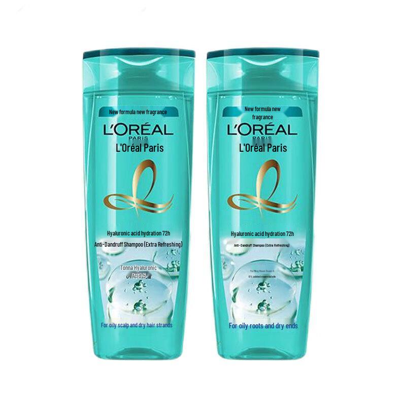 

L Oréal Шампунь освежающий против перхоти с гиалуроновой кислотой, двойная упаковка