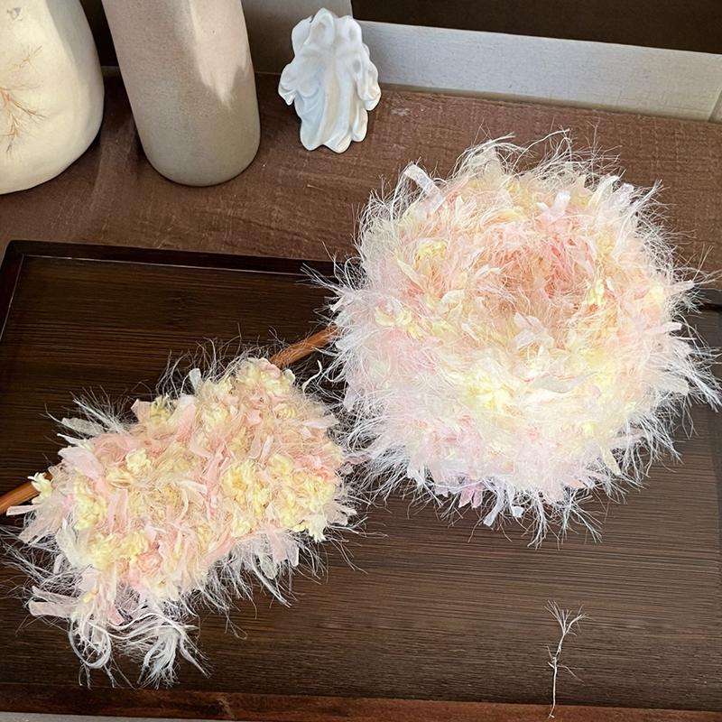 DIY Knitting Wool Soft Mixed Yarn Knitting Scarves Multi-Color Mix Weaving Mixed Floral Cute Knitting Pastoral Style 50g