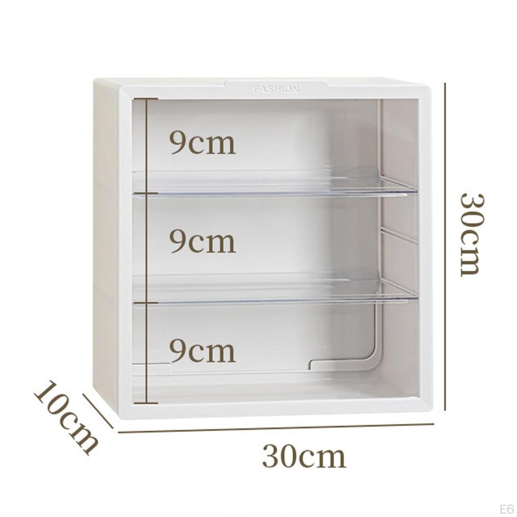 Action Figure Display Case Doll Storage Cabinet Dustproof Lightweight Model