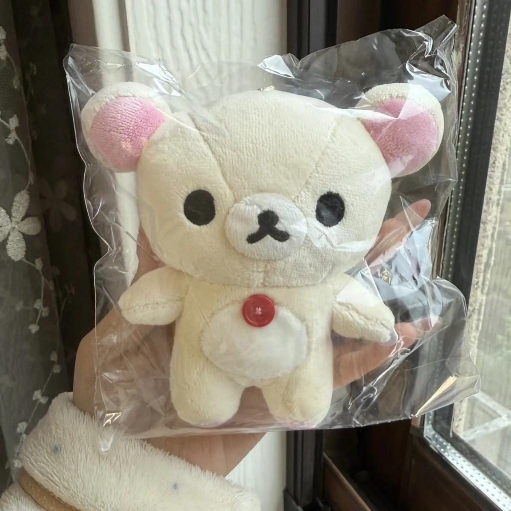 12cm Peluche Carino Rilakkuma Korilakkuma Orso Marrone Beige Cartone Animato Bambola Imbottita Adorabili Peluche Regali di Compleanno Per Ragazza