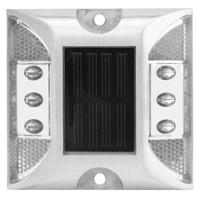 Luci Marcatori da Terra Solari a LED Impermeabili per Esterno, Lampada a Punta per Viale, Strada, Autostrada