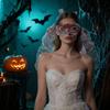 Halloween Lace Dress Up Masquerade Eyemask for Cosplay Stage Performance