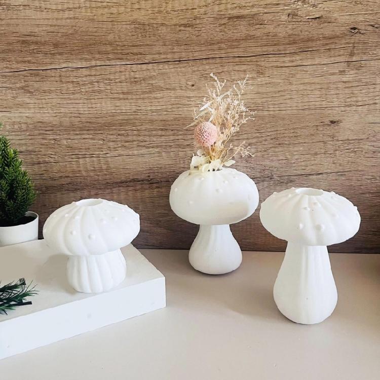Eleganter pilzförmiger stabiler Silikon-Blumentopf-Formwerkzeug Must-Have-Zubehör für den Heimgebrauch Resin-Art-Enthusiasten