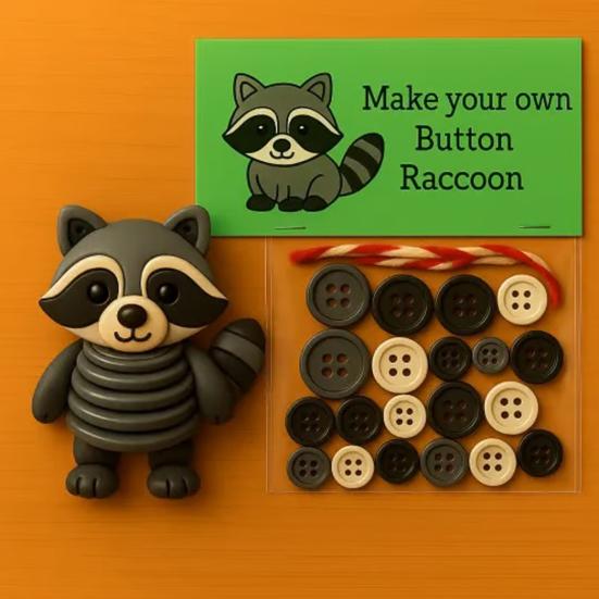 1 Set Button Highland Cow Craft Kit DIY Handmade Button Rabbit Owl Turtle Raccoon Squirrel Figurine Home Office Desktop Decoration Ornament