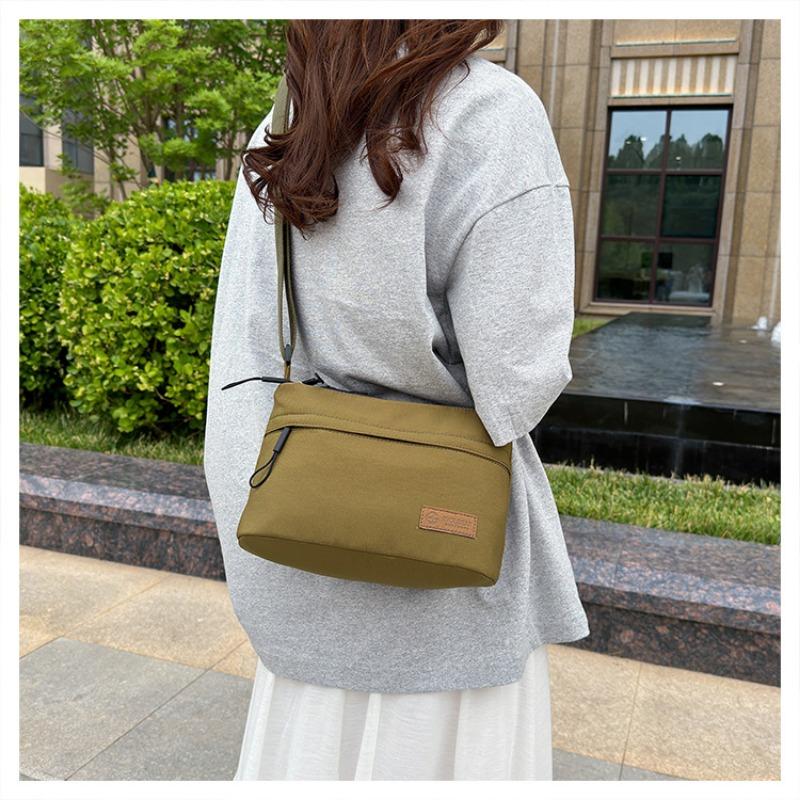 Culoare uni, Geantă din nailon, Geantă de damă, Multifuncțională, Casual, Impermeabilă, Portabilă, Geantă de umăr uniformă, Geantă crossbody