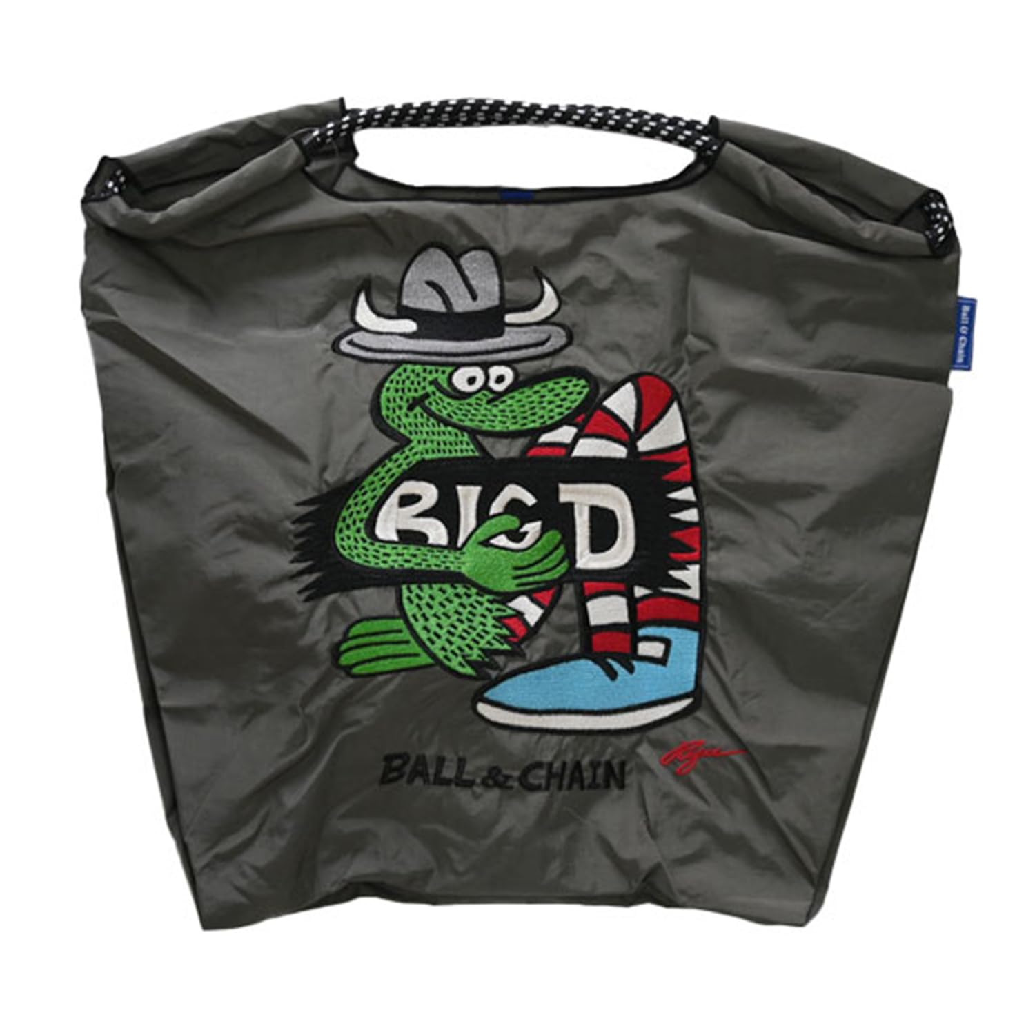 

Ball and Chain Genuine Product M Size Charcoal Gray Shopping Bag Eco Bag 314004 [Ball & Chain] A.BIG A.BIG C.GRAY