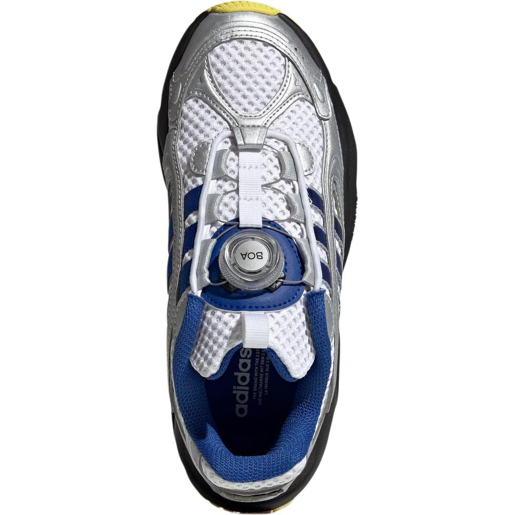 Adidas Originals Ozmillen J Shoes Comfortable Lightweight Durable Low Top Casual Shoes Kids Shoes Silver Blue JS2482