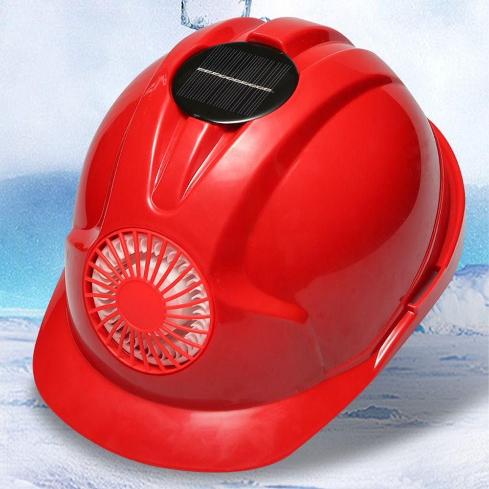 Ventilation Solar Power Fan Helmet Sunscreen Safety Helmet Bump Cap Protective Cap  Outdoor Working