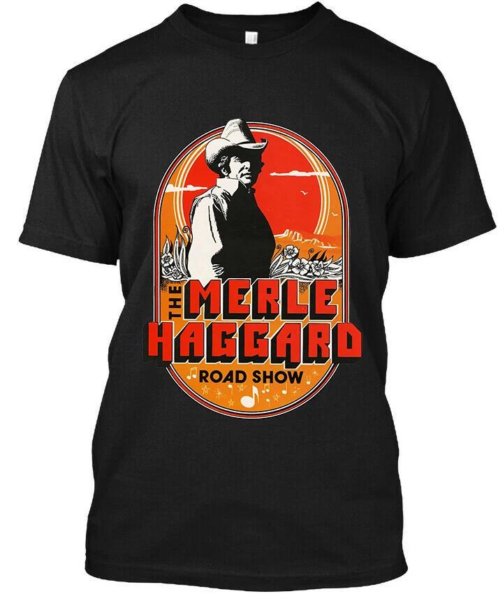 NWT The Merle Haggard Road Show American Country Singer Songwriter T-SHIRT S-5XL XXL