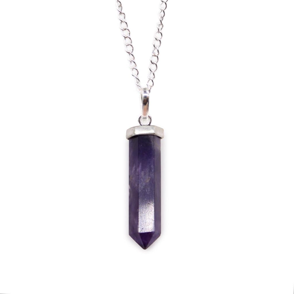 Amethyst Pendant, Gemstone Point