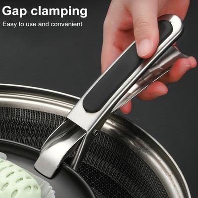 Anti-Scald Bowl Clip Stainless Steel Pan Gripper Heat Insulation Oven Tray Lifter