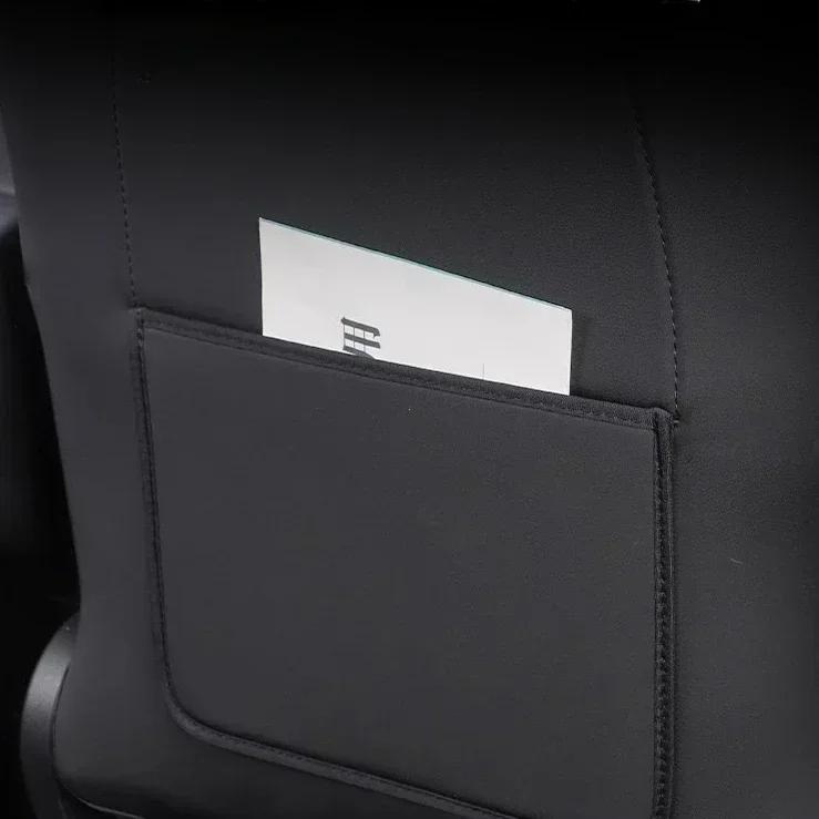 1 buc scaun spate Anti Kick Pad pentru Tesla Model3 Highland 2025 ModelY 2017-2025 copil picioare Kick Mat scaun acoperire impermeabil protecție