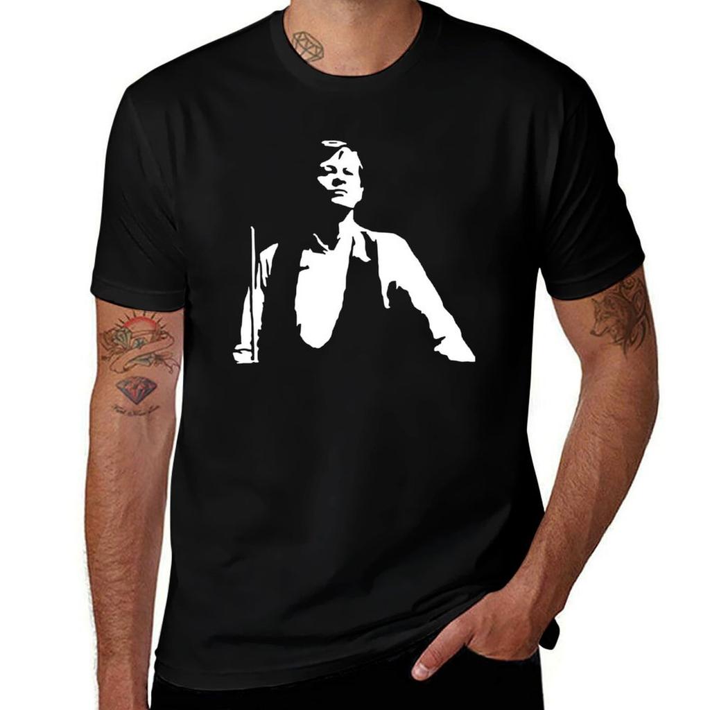T-shirt Higgins Stile Retrò Stampa Top Casual