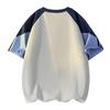 Outdoor Summer Antibacterial, Moisture-absorbing, Quick-drying Sports Short-sleeved T-shirts For Men And Women, Loose Contrasting Color Half-zip Tops