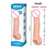 Highly Elastic Silicone Penis Extender Sleeve Reusable Dildos Condom Delay Ejaculation Dick Enlargement Sex Toys for Men