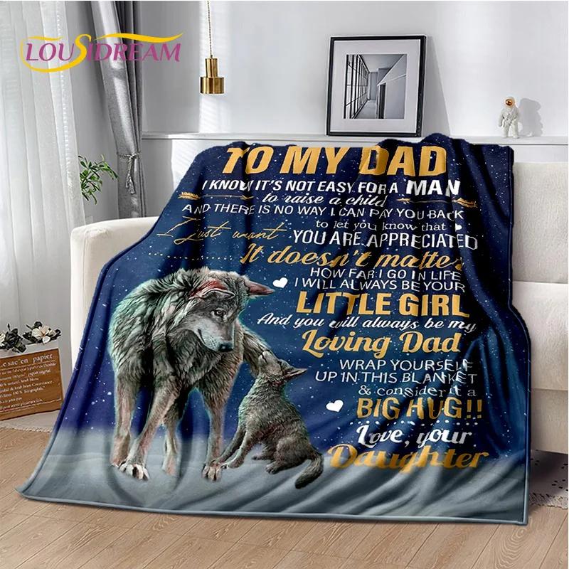 Presente Agradecimento Para Minha Mãe Pai Esposa Marido Carta Presente Cobertor, Cobertor Macio para Casa Quarto Cama Piquenique Escritório Capa de Sofá