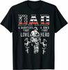 Dad Daughter Love Son Hero FireUnisex Dad Fathers Day Unisexs Summer Cotton Oneck TShirt