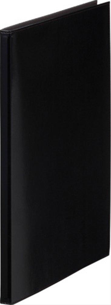 

King Jim Прозрачный кожаный файл Fes Синтетическая кожа 20 карманов A4 Вертикальный черный 1931LF-BK