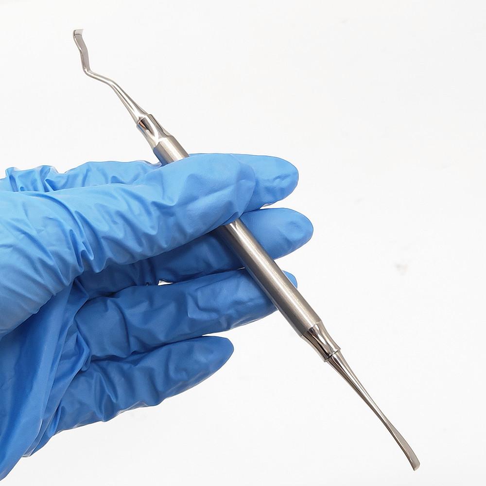 Dental ben skrape Dental Ochsenbein meisel Doble ender Tannben kniv Splitt graft Oral kirurgisk verktøy Rustfritt stål Tannlegeverktøy
