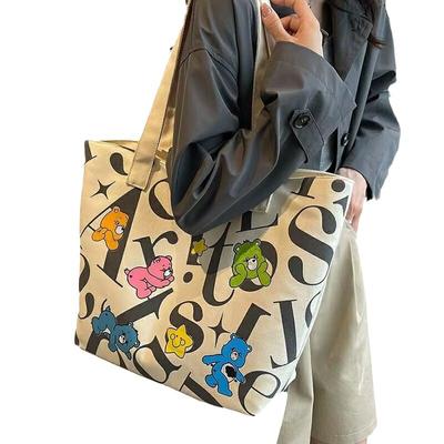 Fashion Big Canvas Handbags for Women Shoulder Bag Ladies Tote Bags Designer Hand Bags Large Capacity Shopping Bags