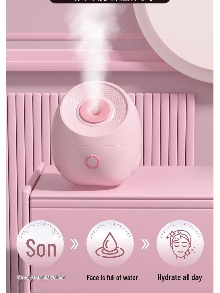 Nano Mist Facial Steamer: Hydrating & Pore-Opening Humidifier for Home