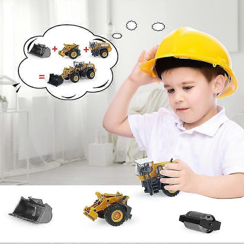 Alloy Die-cast Sliding Toy Car 1:55 Simulation Engineering Vehicle/transportation/sign Construction