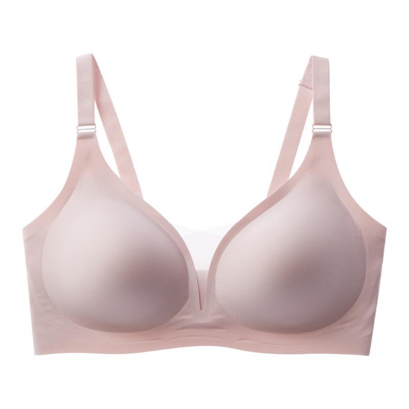 Plus Size Seamless Wireless Shaping Comfortable Anti Sagging Bra For Women