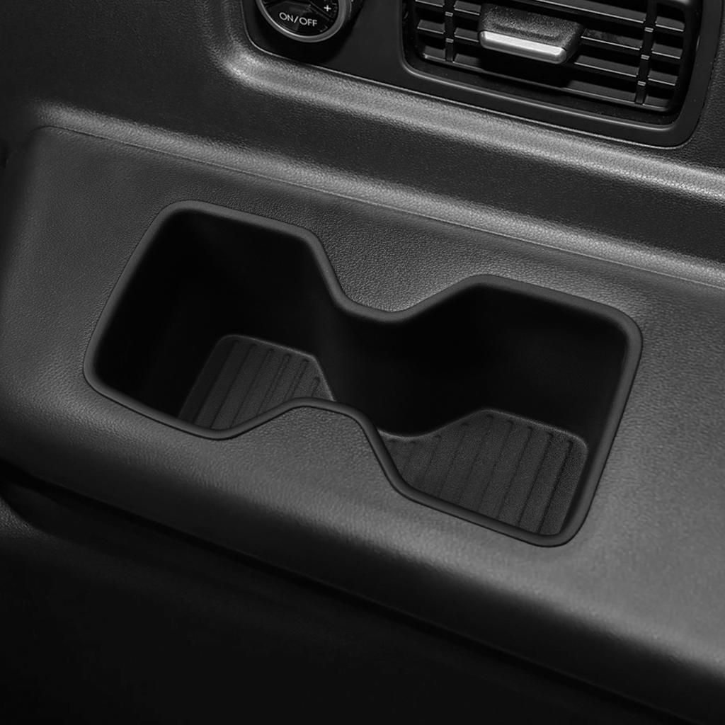 For Hyundai Santa Fe 6/7 Seats 2024-2026 (3 Row Only) Door Side Cup Holder Insert Cup Box Shock-Absorbing Storage TPE Tidying