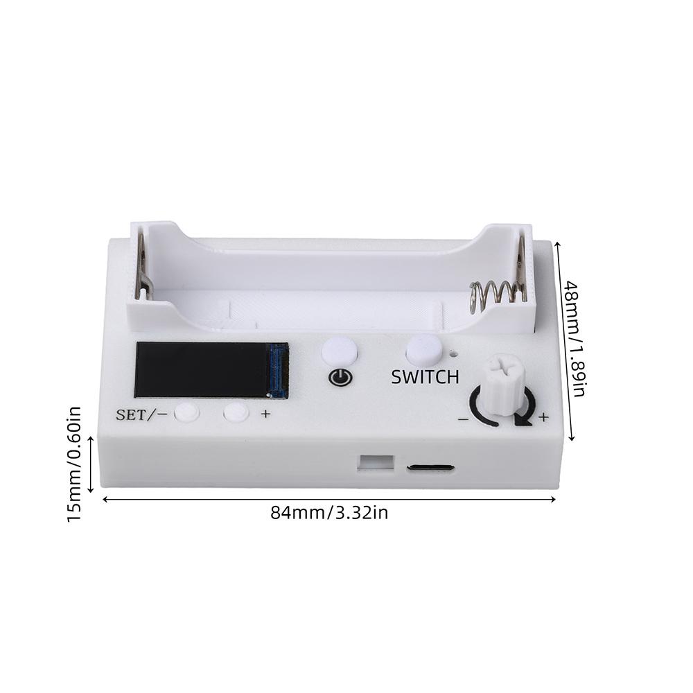 0.6V-25.6V TFT Color Screen Mini Power Supply Buck Boost Power Supply Converter 18650 Battery Voltage Current Display Module