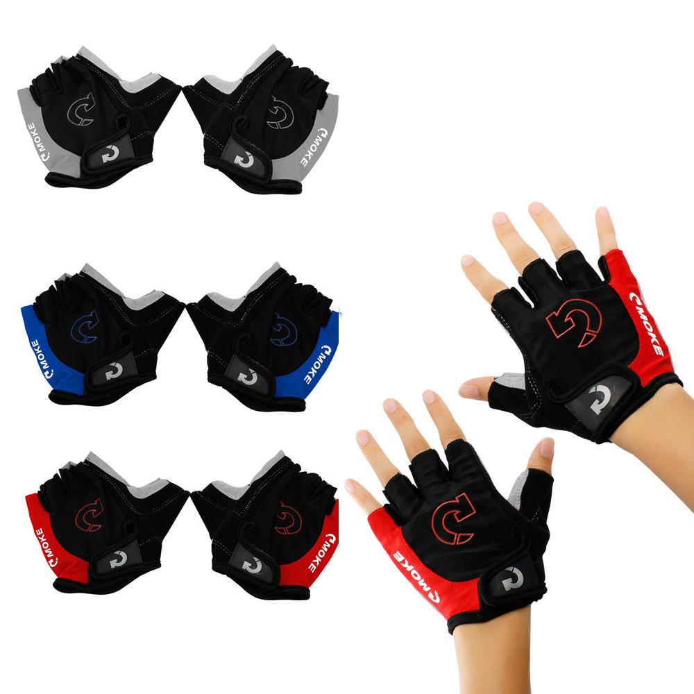 Sports Racing Cycling Motorcycle Bike Bicycle Gel Half Finger Gloves S M L XL