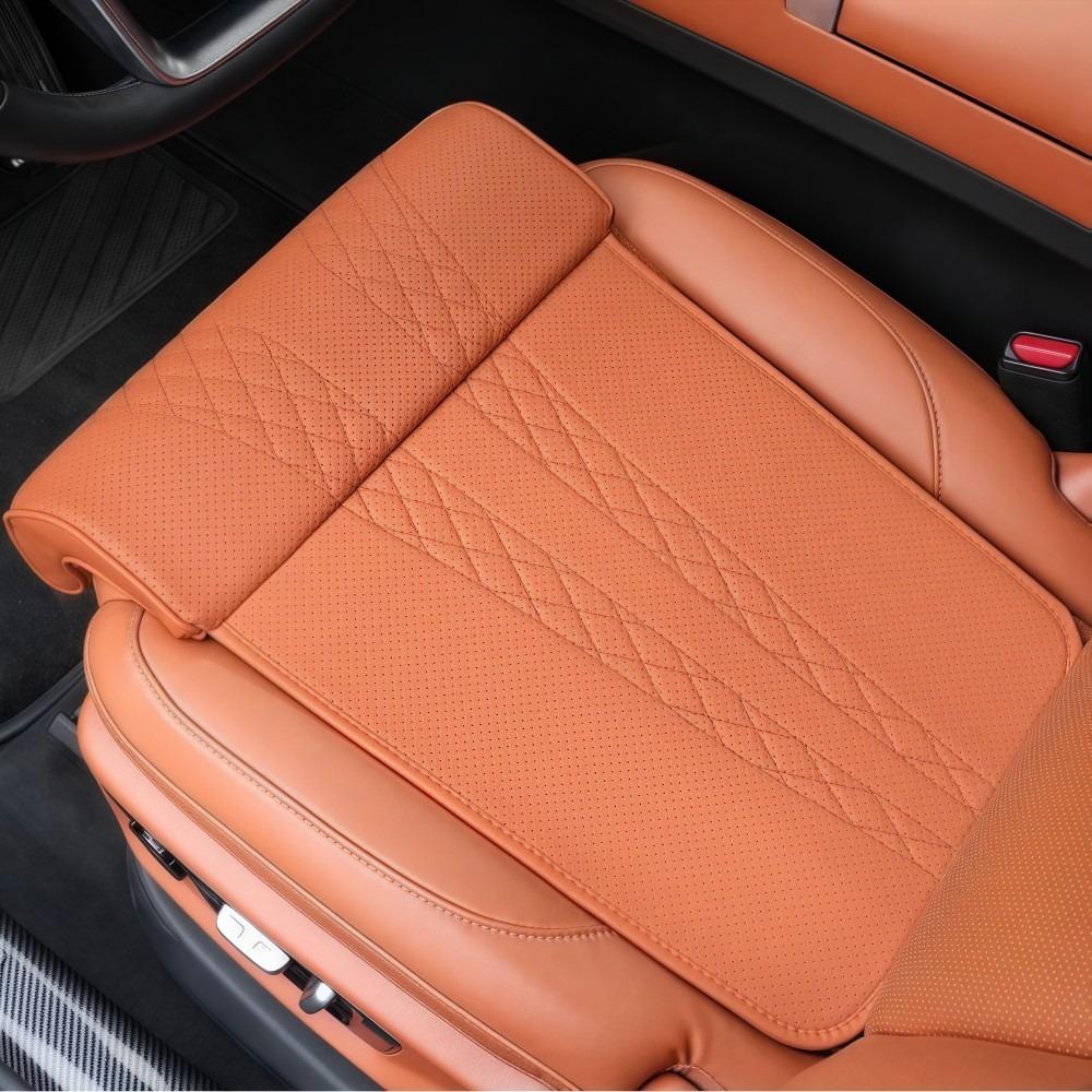 Universal Car Seat Leg Support Pad Memory Foam Breathable Seat Extender Leg Cushion Comfort Leather Seat Cushion For Long Drive