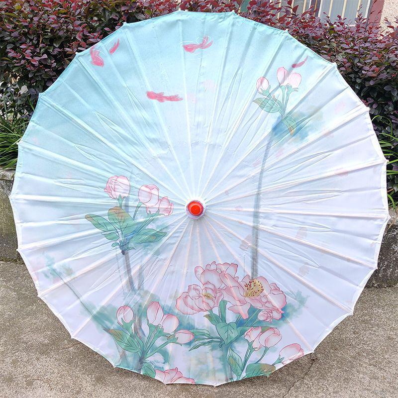 Retro Parasol Olejowy w Stylu Chińskim - Wodoodporny, Ochrona Przed Słońcem, Dekoracja Taneczna i Cheongsam