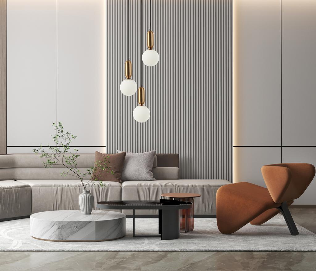 Lampa Wisząca Aldeva 3 E27 Brąz Antyczny Italux Pnd-02340-3S-Bro