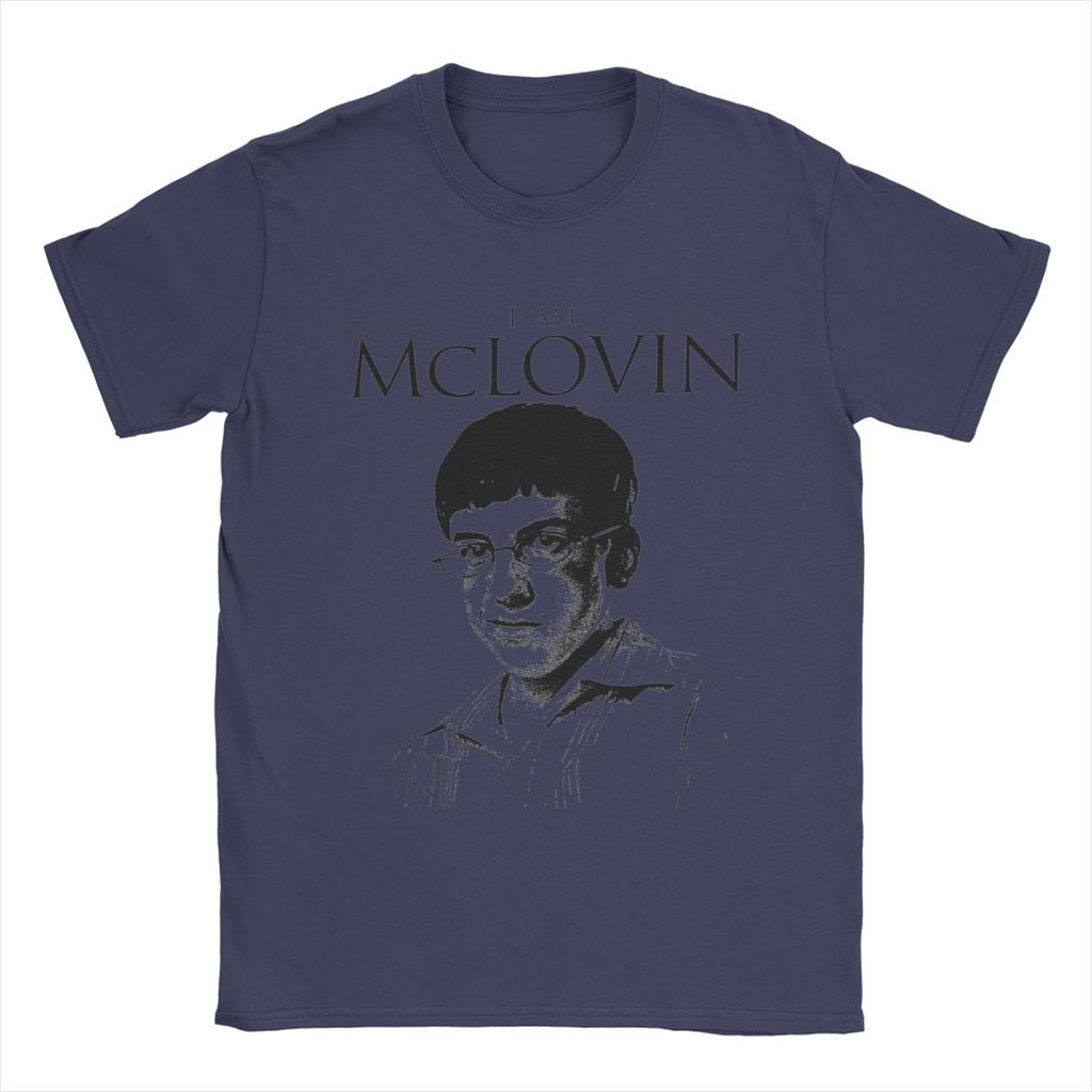 Men Superbad I Am McLovin T Shirts Movie 100% Cotton Clothing Casual Short Sleeve Round Collar Tees New Arrival T-Shirts