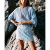 Autumn New Women's Clothing French Laziness Minimalist Wide Sleeve round Neck Vacation Style Casual Sweater 5536021
