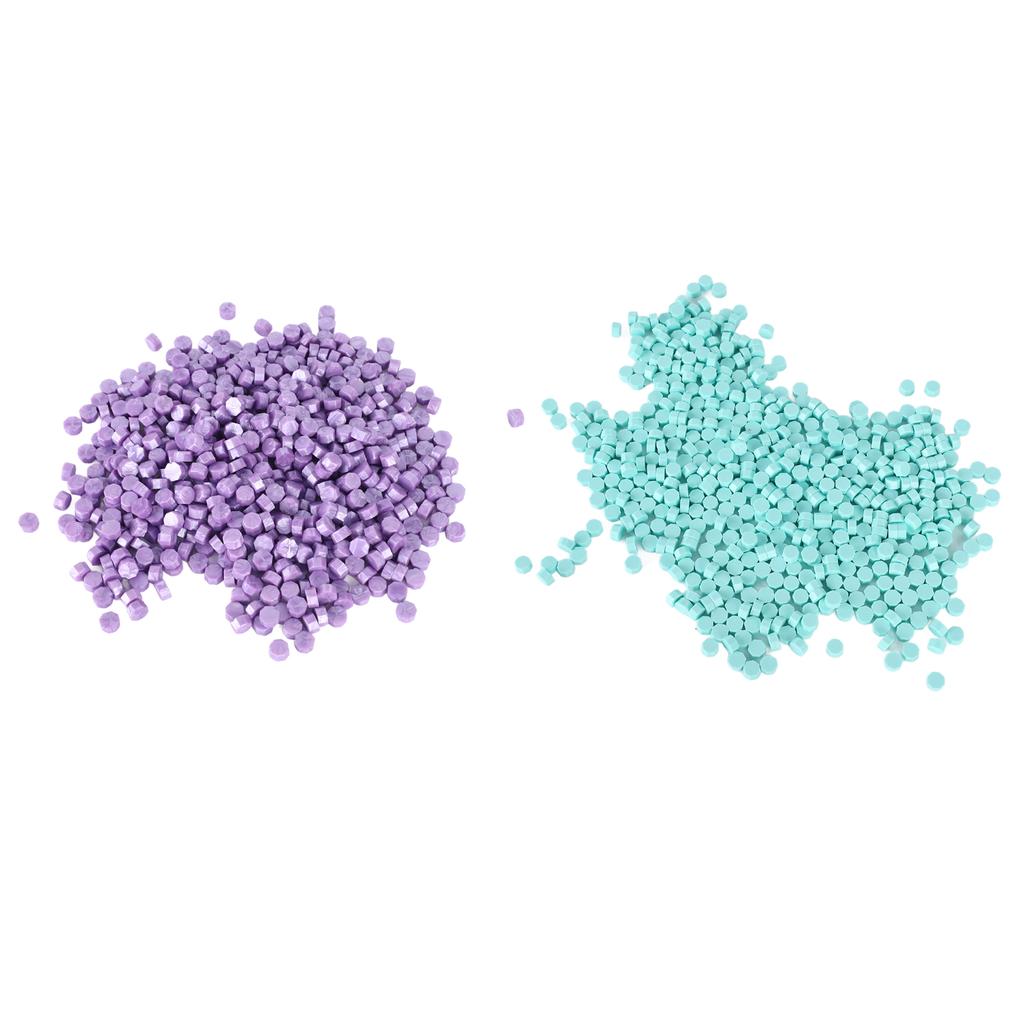 Sealing Wax Beads Pure Color Odourless Smokeless Portable Quick Dry Wax Stamp Beads for Envelope Car