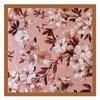 Summer Satin Magnolia Silk Scarf Printed Large Square Scarf Women's Fashion Versatile Decorative Neck Protection Scarf Shawl