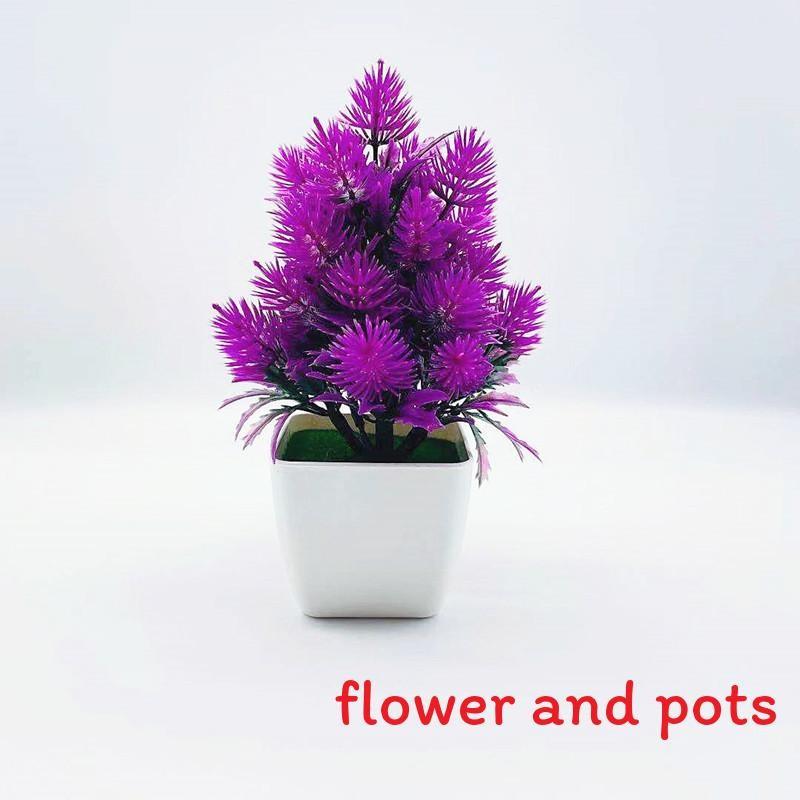 Fünf Simulieren Zwanzig Große Kiefernnadeln Grünpflanzen Topfpflanzen Desktop-Dekoration