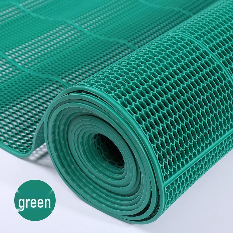 PVC Non-Slip Bathroom & Kitchen Mat - Waterproof, Oilproof, Hollow Design