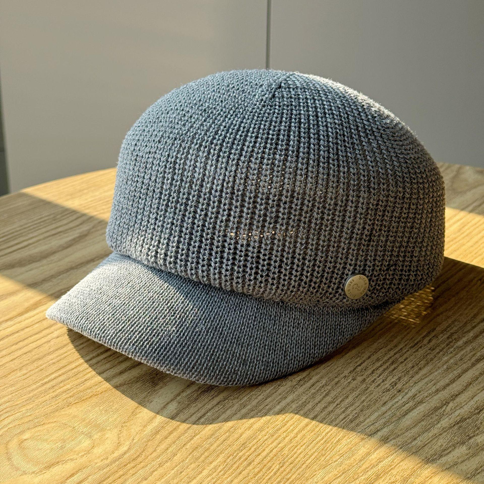 

Модная кепка для женщин, летняя, для отдыха на открытом воздухе, солнцезащитная кепка, дышащая, восьмиугольная кепка Adjustable серый