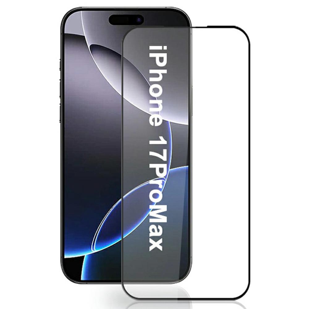 

MOCOLO For iPhone 17 Pro Max Screen Protector Anti-Shatter Silk Printing Tempered Glass Film Black